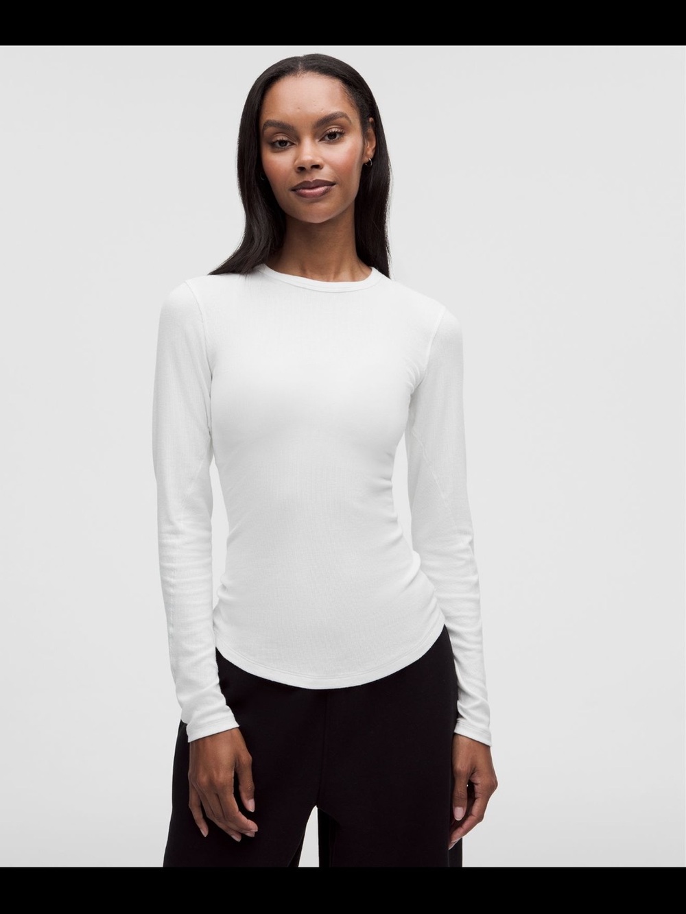 lululemon athletica Hold Tight Long-Sleeve Shirt in White